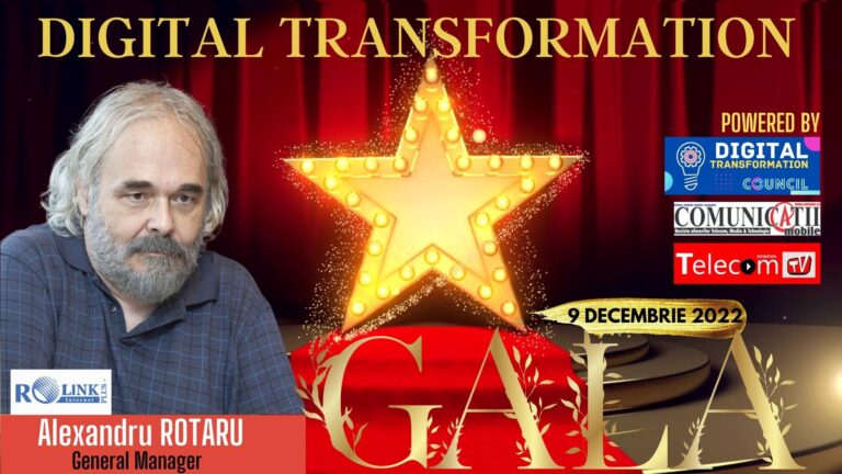Video Alexandru Rotaru, RoLink @ Gala DX 2022 – Premiul de Excelenţă, 30 de ani de Internet în România