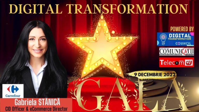 Gabriela Stănică, Carrefour Romania @ Gala DX 2022: Fără tehnologie de vârf, retailul nu mai poate exista și nu se poate transforma digital