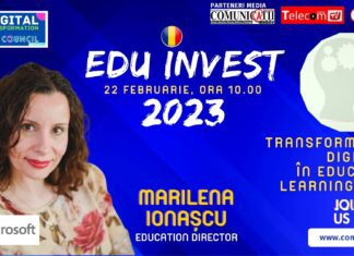 Marilena IONAŞCU, Microsoft @ EDU Invest 2023: În România credem în puterea parteneriatului public-privat și în proiecte de educație, iar la nivel global Microsoft a lansat în plină pandemie Global Skilling Initiative, un program de educare și reeducare în competențe digitale a 25 milioane de persoane.