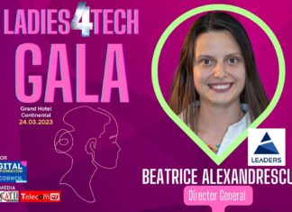 VIDEO Beatrice ALEXANDRESCU, Fundaţia LEADERS @ GALA LADIES 4TECH 2023: Toate programele Leaders presupun învățare experiențială, asta înseamnă că ne uităm la trei relații importante din viața fiecărui lider: relația cu propria persoană, cu persoanele din jur și cu comunitatea din care face parte.
