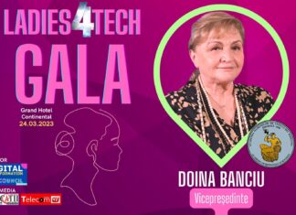 VIDEO Doina BANCIU, AOSR @ GALA LADIES 4TECH 2023: Am lansat un program de cercetare pentru transformare digitală destinat tinerilor.