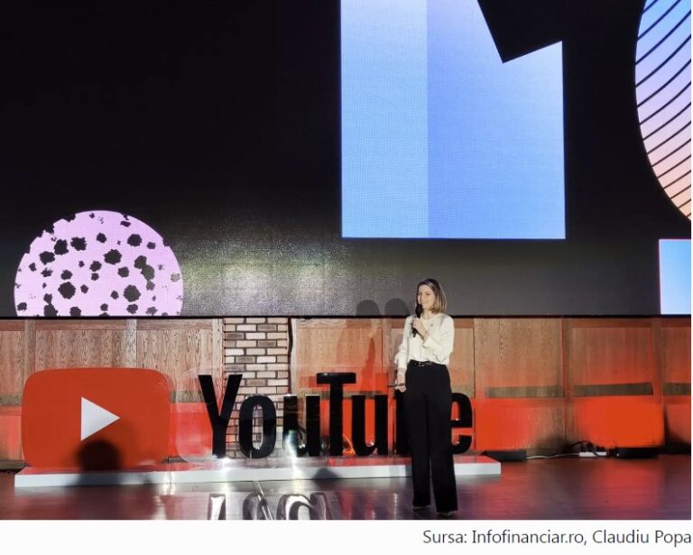 Un deceniu de YouTube în România. Elisabeta Moraru: Am lansat primul atelier digital din zona de AI