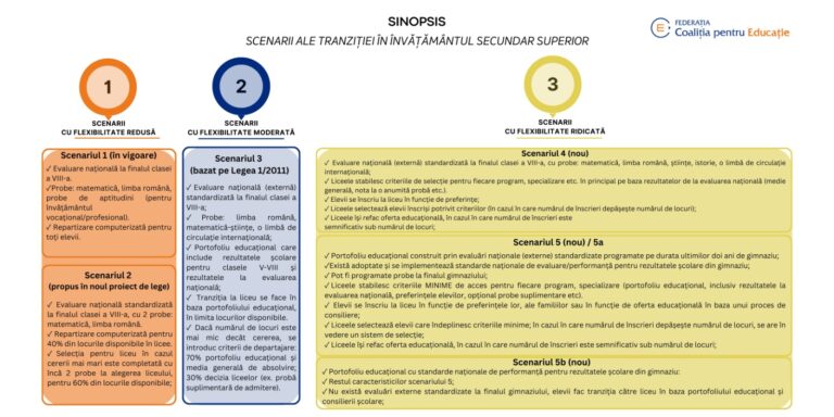 Coaliția pentru Educație analizează tranziția elevilor de la gimnaziu la liceu
