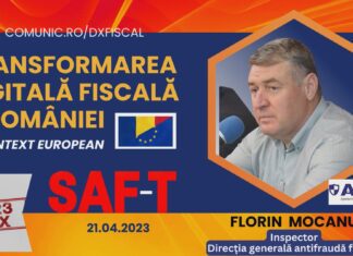 VIDEO Florin MOCANU, ANAF @ Conferinţa Transformarea Digitală Fiscală: Prin sistemul e-Transport, ANAF supraveghează punctele de frontieră ale României cu alte state UE. Noul program informatic a fost implementat în 2022, iar de la 1 ianuarie 2023 au apărut primele sancţiuni