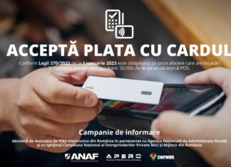 IMM-urile, încurajate de ANAF, APERO și CNIPMMR să accepte plata cu cardul