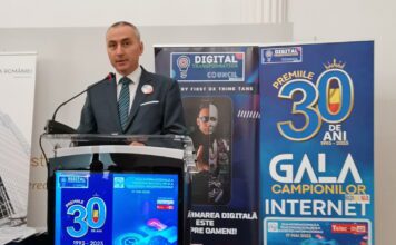 Eduard Lovin, ANCOM @ GALA 30 de ani Internet în România: 150.000 de noi conexiuni de internet fix în rural