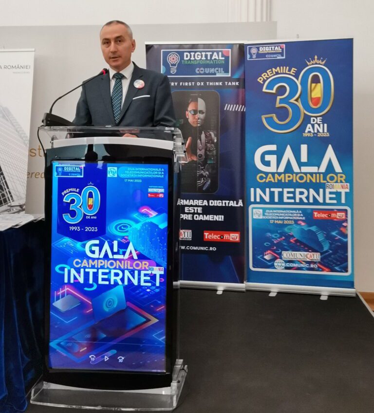 Eduard Lovin, ANCOM @ GALA 30 de ani Internet în România: 150.000 de noi conexiuni de internet fix în rural
