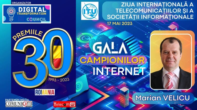 Marian VELICU @ GALA 30 de ani de Internet .RO: Vodafone, care tocmai cumpărase Connex în martie 2005 a obţinut licența 3G în aceeaşi lună, iar imediat, pe 15 aprilie, spre surpriza Orange, a lansat serviciile 3G, cel mai important pas care a condus la penetrarea rapidă a internetului în România, la nivel de masă, telefonul mobil devenind astfel primul instrument care a permis multor utilizatori să acceseze internetul