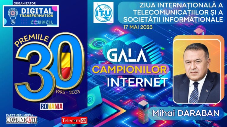 Mihai Daraban, CCIR @ GALA 30 de ani de Internet .RO: Doar industria IT&C poate să producă valoare adăugată substanțială la export pe termen scurt și mediu şi să ajute România să devină competitivă. Există, însă, o dezinstituționalizare în IT-ul românesc şi sunt foarte puține firme românești puternice în acest domeniu