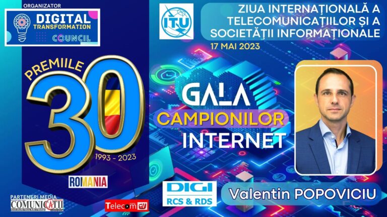 Valentin POPOVICIU, RCS&RDS @ GALA 30 de ani de Internet .RO: Clienții din zona rurală sunt cei care îți determină modul în care ai reușit să performezi în conectivitate. Dacă nu reușești să fii eficient în mediul rural, nu vei fi nici în cel urban