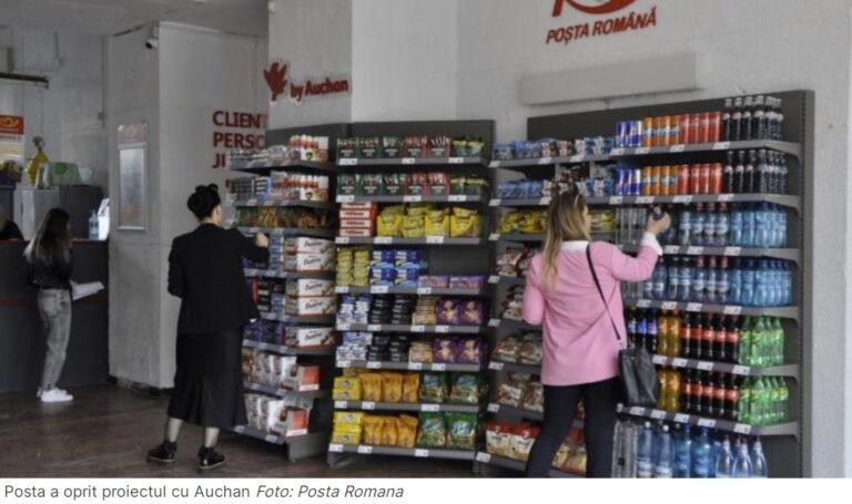 Șeful Poștei anunță că proiectul cu Auchan nu a mers: Cred că este sănătos să încercăm să eșuăm la nesfârșit / Ce s-a întâmplat cu cel care a coordonat proiectul