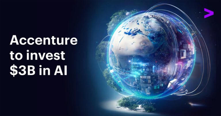 #AI de la Accenture – investiţii de 3 miliarde USD, în inteligenţa artificială pentru accelerarea procesului de reinventare al clienților