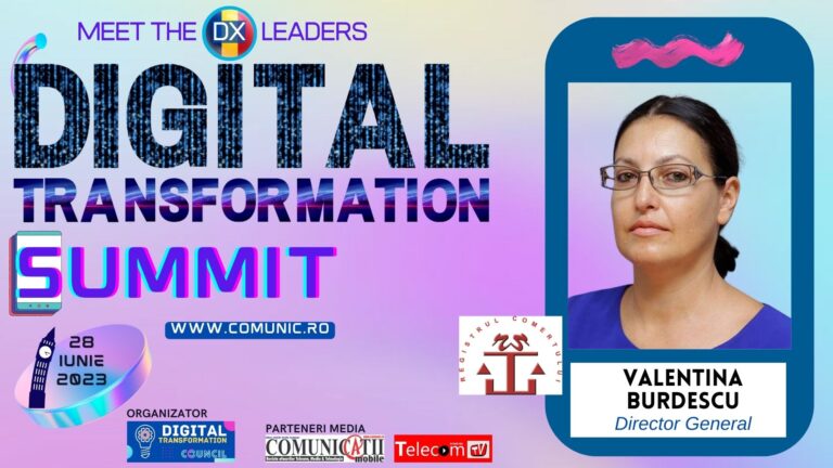 Valentina BURDESCU, ONRC @ DX Summit 2023: Cel mai amplu proiect de modernizare a sistemului informatic al ONRC, de peste 40 milioane de euro, se va finaliza în toamna acestui an și din 2024 vom avea un nou sistem informatic la nivel național