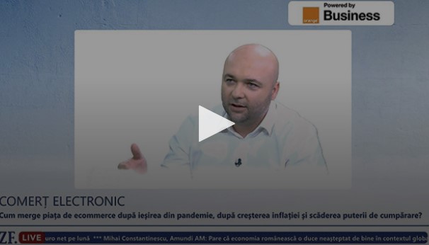 Tudor Manea, CEO al grupului eMAG: În 2022 am avut o creştere a numărului de comenzi, de 10%, şi o stagnare în ceea ce priveşte valoarea bonului. În 2023, e-commerce-ul va înregistra o creştere de două cifre şi va fi o creştere susţinută şi în următorii ani