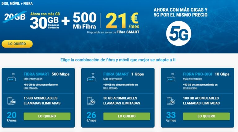 DIGI lansează serviciul 5G în Spania