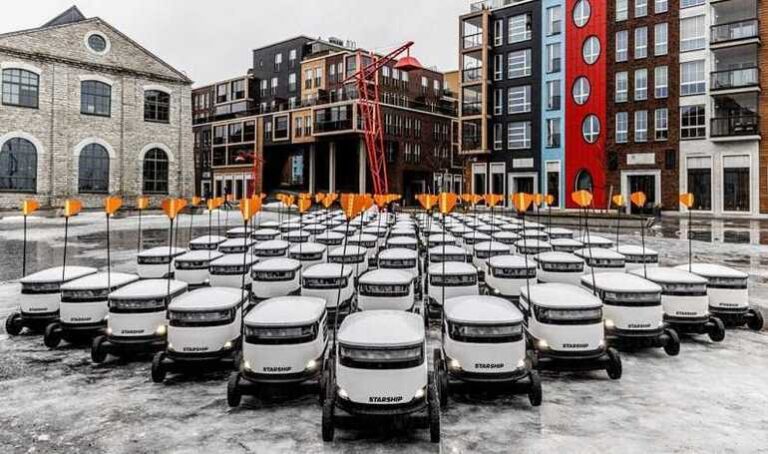 Un startup care livrează mâncare cu roboți a obținut 90 milioane dolari