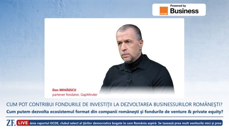 Dan Mihăescu, partener fondator, GapMinder: Este nevoie de mai multe finanţări de tip early seed, în valoare de 500.000 euro – 1 mil. euro, şi de investitori care să susţină start-up-uri din zona B2C – zonă care nu este acoperită în prezent