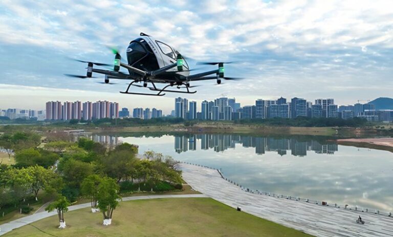 Taxiul zburător, disponibil la vânzare în China pentru 2,39 milioane de yuani