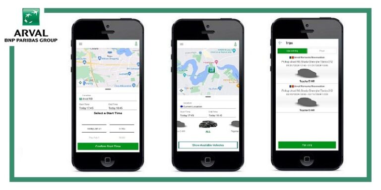 Aplicaţia Arval Car Sharing, care ajută managerii de flote să eficientizeze costurile cu flota, dezvoltată de grupul Arval, lansată şi în România. Aplicaţia funcţionează deja în peste 10 ţări