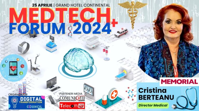 Cristina BERTEANU, Memorial România @ MEDTECH Forum 2024: Partea de digitalizare din proiectul Centrului Naţional de Competenţă în Domeniul Cancerului țintește crearea unei rețele a centrelor implicate în managementul pacientului oncologic. Parteneriatul public-privat funcționează, sunt 5 instituții publice și 5 private.