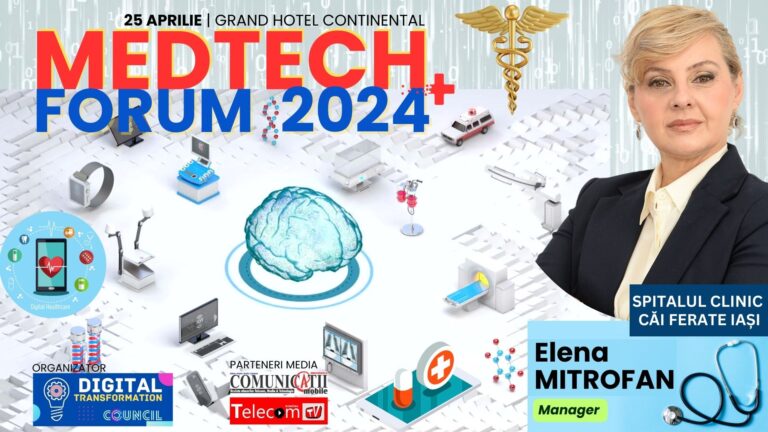 Elena MITROFAN, Spitalul CF Iași @ MEDTECH Forum 2024: e-Upgrade la Spitalul clinic CF Iași