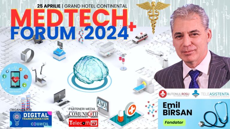 Emil BÎRSAN, Butonul Roșu @ MEDTECH Forum 2024: Dosarul electronic medical al pacientului este punctul de plecare pentru dezvoltarea multor servicii, pentru interoperabilitate