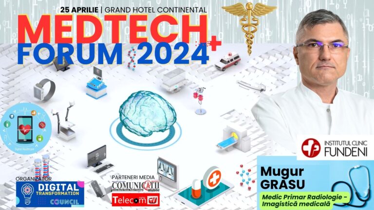 Mugur GRASU, Institutul Clinic Fundeni @ MEDTECH Forum 2024: Proiect de digitalizare a Institutului Clinic Fundeni
