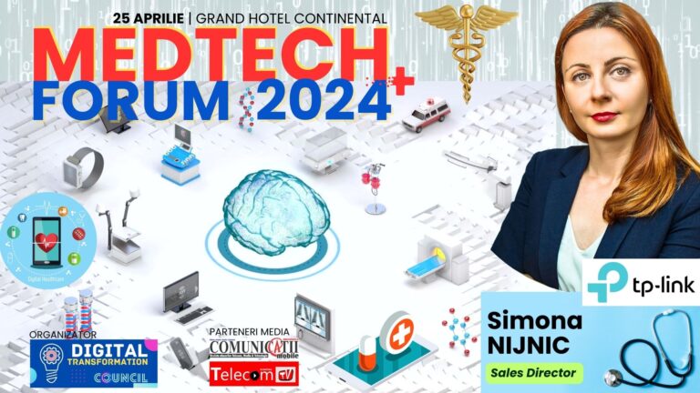 Simona NIJNIC, TP-Link @ MEDTECH Forum 2024: Soluții TP-Link Omada SMB/ Enterprise pentru sectorul medical