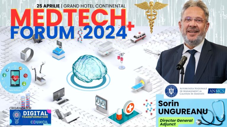 Sorin UNGUREANU, ANMCS @ MEDTECH Forum 2024: Este absolut necesar să demarăm un proiect de standardizare a sistemului informațional din sănătate