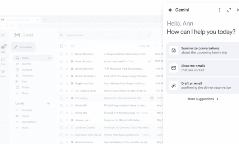 Gemini, în curs de integrare în Gmail. Ce poate face pentru tine