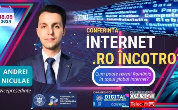VP ADR, Andrei NICULAE @ Internet RO încotro în vremuri AI?: ADR pune accent pe AI și tehnologiile viitorului și prin investițiile 18 și 19 din PNRR pentru robotizarea fluxurilor birocratice din serviciil publice și cu 36 milioane Euro sprijin pentru IMM-uri în competențe avansate.