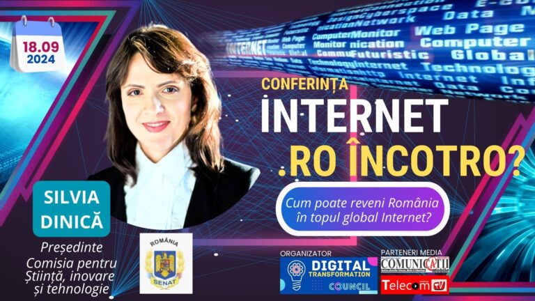 Silvia DINICĂ, Senat @ Internet RO încotro în vremuri AI?: Dinamica pieței de Internet trebuie captată printr-un studiu de piață, iar ANCOM are obligația să facă aceste studii de piață