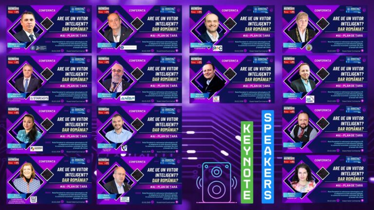 KEYNOTE SPEAKERS @ CONFERINȚA „ARE UE UN VIITOR INTELIGENT? DAR ROMÂNIA?”