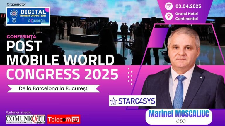 Marinel Moscaliuc, StarC4Sys @ Conferința Post MWC 2025: Un element central în strategia noastră este componenta educațională – investim în laboratoare și centre de excelență