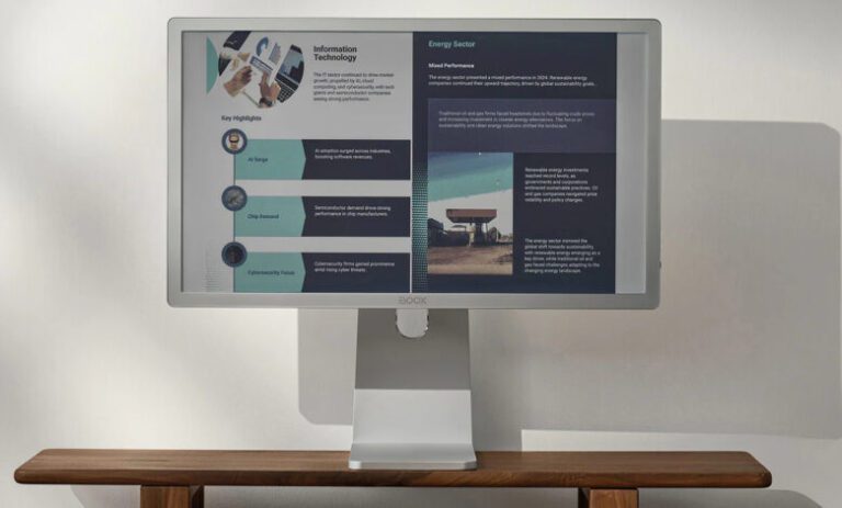 Boox a lansat primul monitor E-Ink color, bun pentru ochi, dar nu și pentru portofel
