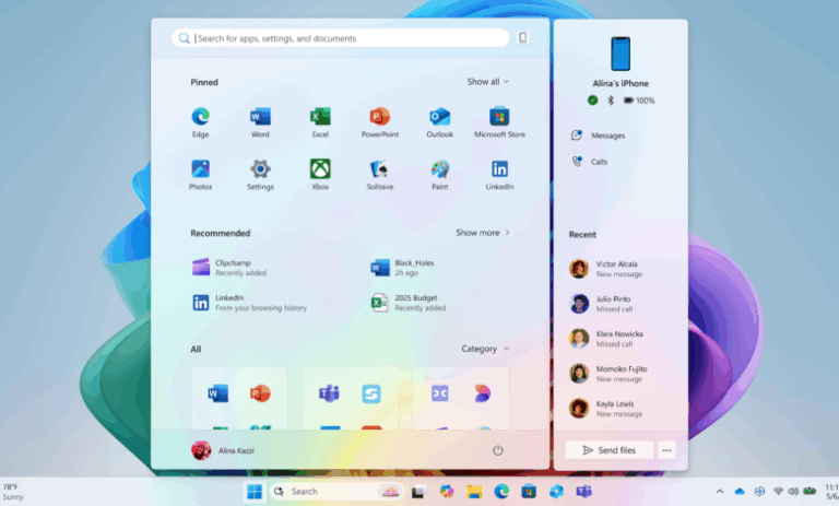 Microsoft testează un Start Menu îmbunătățit pentru Windows 11. Cum poți avea mai devreme noua versiune