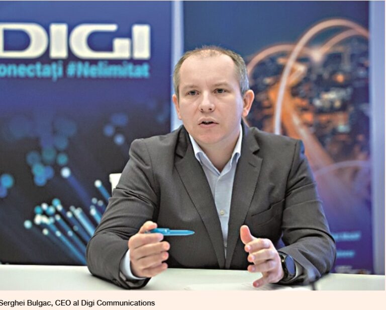 Bursă. Digi Communications încheie primul semestru cu un profit de 10 mil. euro, în scădere cu 81% an/an. Veniturile au trecut de 1 mld. euro, plus 21%