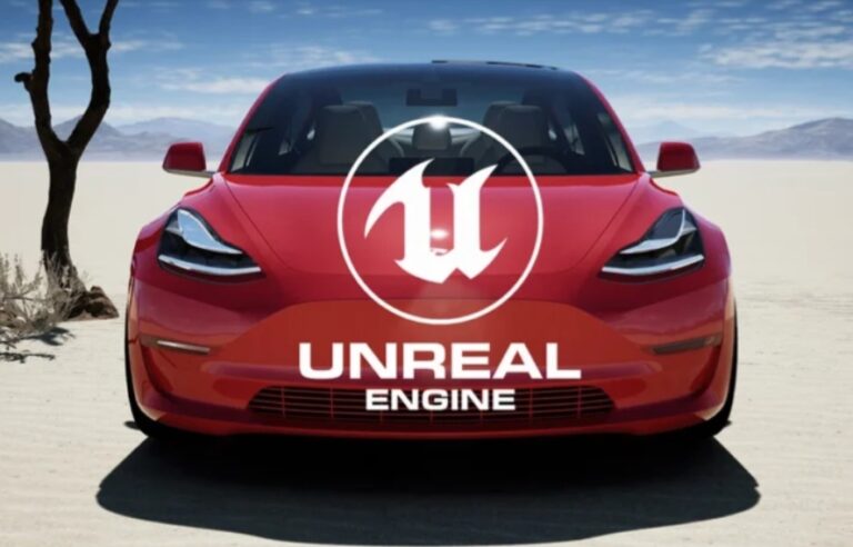 Mașinile Tesla primesc Unreal Engine. Upgrade-ul aduce grafică la nivel fotorealist pe ecranul de navigație