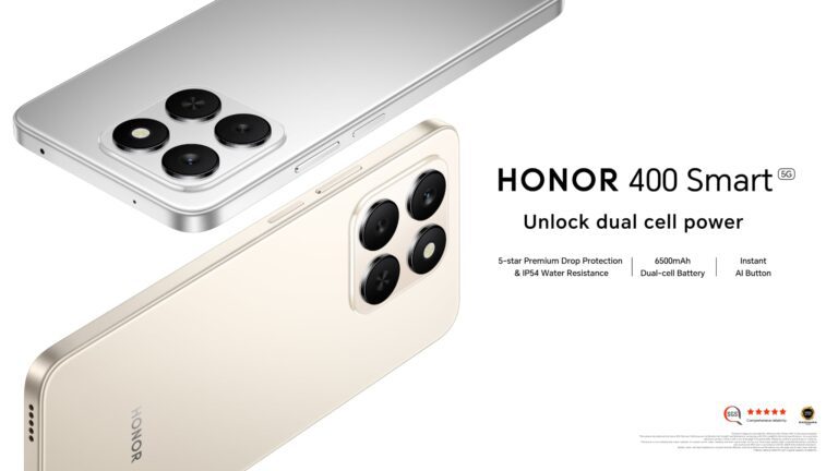 HONOR 400 Smart este primul smartphone la preț accesibil, de 999 lei, dotat cu un buton AI Instant