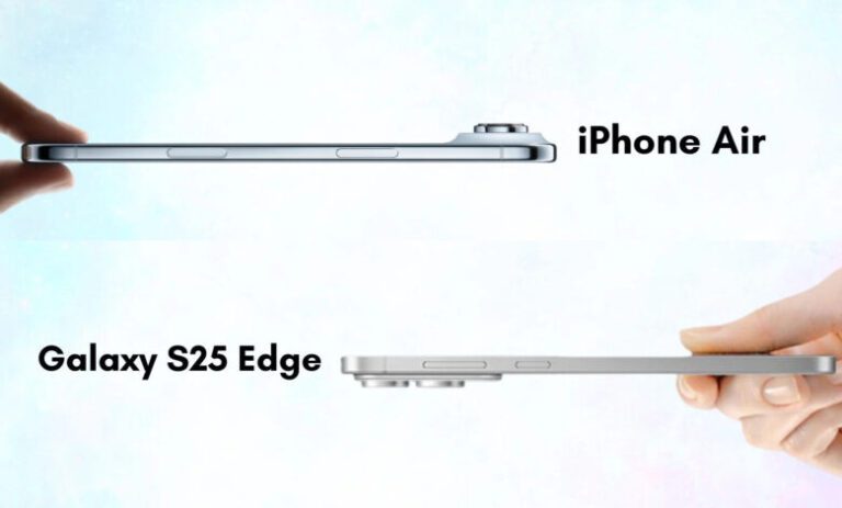 iPhone Air sau Galaxy S25 Edge. Care e opțiunea mai bună?