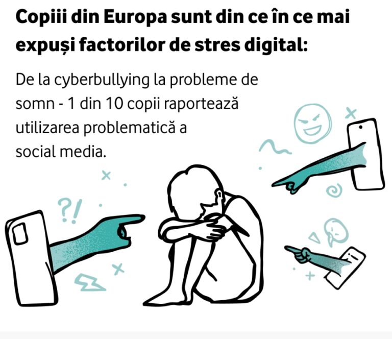 Bunăstarea digitală a copiilor: ce soluții propun Fundația Vodafone și Salvați Copiii UK