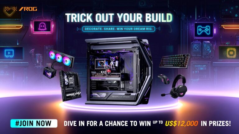 Concursul ASUS „Trick Out Your Build Giveaway” oferă premii de peste 12.000 de dolari pentru pasionații de PC-uri