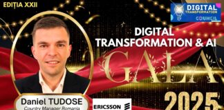 Daniel Tudose, Ericsson @ GALA Digital Transformation & AI 2025: 5G, infrastructura invizibilă și testul maturității strategice – o lectură necesară a Ericsson pentru România, prin lentila industriei