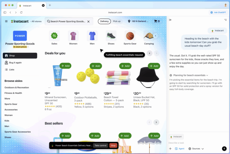 OpenAI lansează browserul AI ChatGPT Atlas. “Un browser construit pe baza ChatGPT ne aduce mai aproape de un veritabil super-asistent care înţelege universul utilizatorului şi îl ajută să îşi atingă obiectivele”. Acţiunile Alphabet (Google) au pierdut 3%