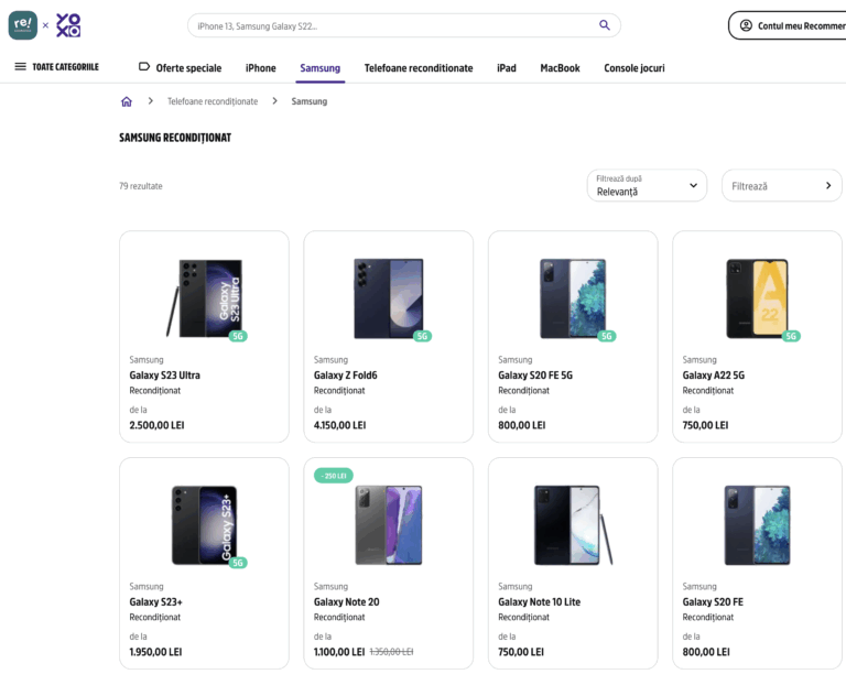 YOXO, brandul digital al Orange, intră pe piaţa telefoanelor recondiţionate lansând un magazin online în parteneriat cu francezii de la Recommerce. Raluca Vidraşcu, YOXO: „Oferim acces la tehnologie la preţuri corecte, încurajând un comportament sustenabil”