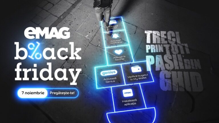 Black Friday s-a încheiat la eMAG cu comenzi de aproape 1 miliard de lei, cu 10% peste anul trecut