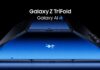 FOTO Samsung lansează primul lor telefon care se pliază în trei. Preț și specificații