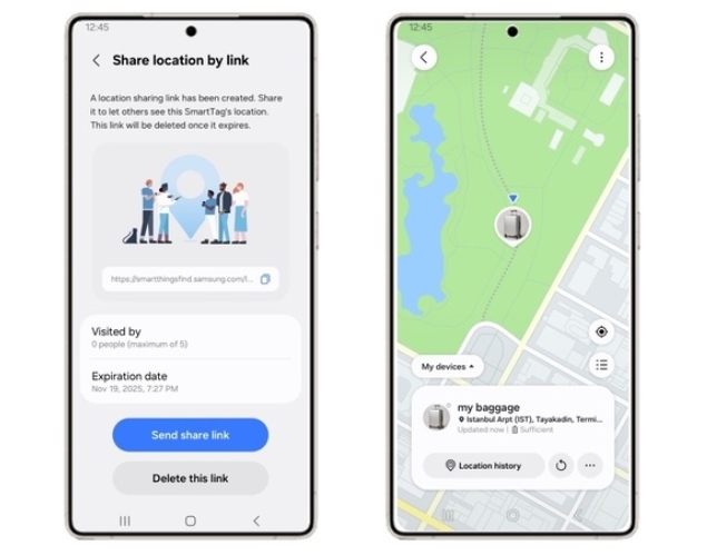 Samsung lansează un serviciu de localizare a bagajelor de avion