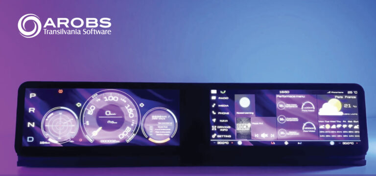Grupul românesc de IT AROBS a prezentat la CES Las Vegas 2026 o platformă de cockpit digital pentru automotive. Voicu Oprean, CEO, AROBS: Industria auto europeană este sub presiune puternică din Asia – trebuie să ţintim mai sus. AROBS generează 70% din venituri în afara României şi a raportat o cifră de afaceri de 328,5 milioane de lei în primele nouă luni din 2025.
