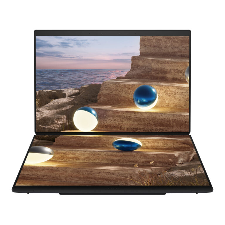 ASUS anunță Zenbook DUO (2026) UX8407, laptop cu două ecrane pentru productivitate